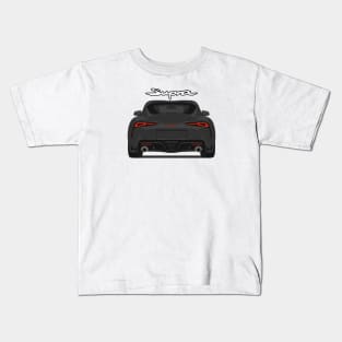 Rear Supra 5th Generation GR A90 black Kids T-Shirt